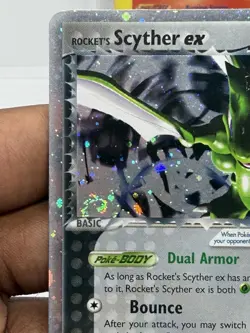 2004 POKEMON ROCKET’S SCYTHER EX TEAM ROCKET RETURNS #102 LP/MP BIG SWIRL🌀 - Image 4