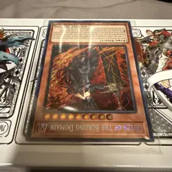 MP25-EN147 Queen of the Blazing Domain Prismatic Secret Rare 1st Edition YuGiOh - Image 4