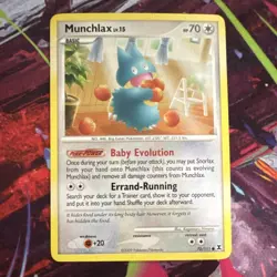 Pokemon Munchlax Regular 70/111 Rising Rivals Basic 70 HP Common Pokemon TCG - Image 1