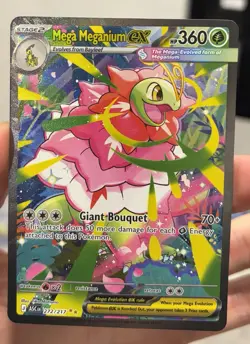 Pokemon TCG Mega Meganium Ex 272/217 Special Illustration Rare Ascended Heroes - Image 1