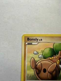 Pokemon Bonsly 71/130 Diamond & Pearl Basic Common Regular 40HP Card 2007 LP-MP - Image 5