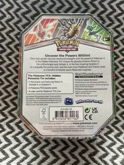 Pokemon Hidden Potential Tin – Rotom V x1 Tin (1 Foil Card & 4 Booster Packs) ✅ - Image 4