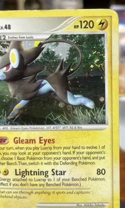 Luxray 7/130 Diamond & Pearl HOLO Rare Pokemon HP 🔥 - Image 4