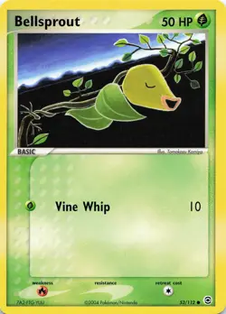 POKEMON Bellsprout #53/112 Normal FireRed & LeafGreen NM - Image 1