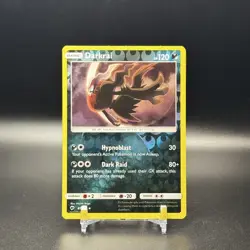 POKEMON S&M BURNING SHADOWS #87 DARKRAI RARE REVERSE HOLO - NM - Image 1