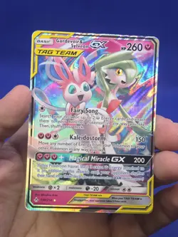 Pokemon Sun & Moon Unbroken Bonds Gardevoir & Sylveon GX Tag Team 130/214 LP - Image 2