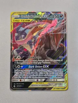 Pokemon TCG Greninja & Zoroark Tag Team GX Unbroken Bonds Holo Card 107/214 - Image 1