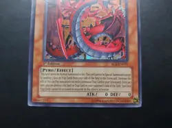Yugioh - Uria, Lord of Searing Flames SOI-EN001 Ultra Rare 1st Edition - Image 3