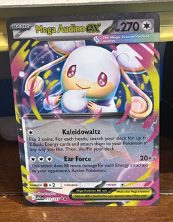 Pokemon Mega Audino EX 172/217 Holo EX Basic HP 270 XY Ascended Heroes - Image 1