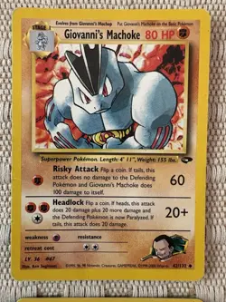 Pokemon TCG Gym Challenge Machoke 42 Magikarp 73 Oddish 78 Goldeen 85 Card Lot 4 - Image 3