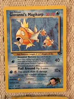 Pokemon TCG Gym Challenge Machoke 42 Magikarp 73 Oddish 78 Goldeen 85 Card Lot 4 - Image 5