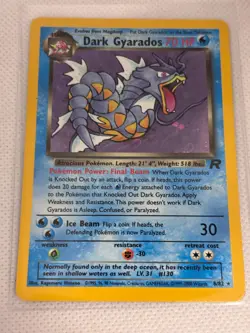Pokemon Card Dark Gyarados - Holo - 8/82 - Team Rocket - Image 1