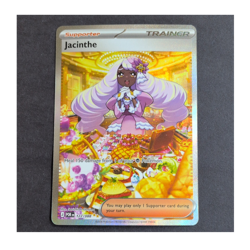 Pokemon Jacinthe Trainer-Supporter Rare Full Art Holo 122/088 POR English - Image 1
