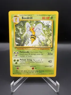 Pokemon TCG - Beedrill Base Set 2 21/130 - LP/NM - Image 1