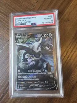 PSA 10 GEM MINT Lugia V Silver Tempest Full Art Holo 2022 Pokemon SWSH 186/195 - Image 1