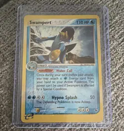 Pokemon TCG Swampert 13/109 EX Ruby & Sapphire Rare 110 HP Stage 2 EN 2003 Arita - Image 2