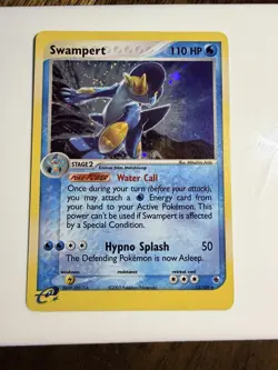 Pokemon TCG Swampert 13/109 EX Ruby & Sapphire Rare 110 HP Stage 2 EN 2003 Arita - Image 4
