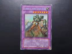 Yugioh - Elemental Hero Grand Neos CT04-EN001 Secret Rare Promo - Image 1