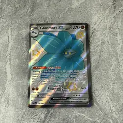 Pokemon Glimmora EX TCG Scarlet & Violet Paldean Fates Card 218/091 - Image 1