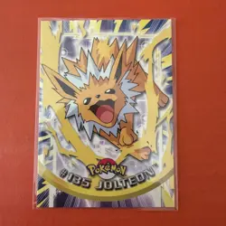 2000 Topps Pokemon Series 3 #135 Jolteon TV Animation Edition Blue - Image 1