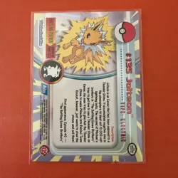 2000 Topps Pokemon Series 3 #135 Jolteon TV Animation Edition Blue - Image 2