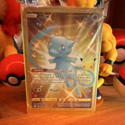 Mew (Secret) 025/025 Celebrations Full Art Holo Secret Rare Pokemon Card - Image 1