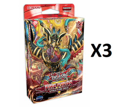 3x Yu-Gi-Oh! - Fire Kings Structure Deck Revamped - Image 1