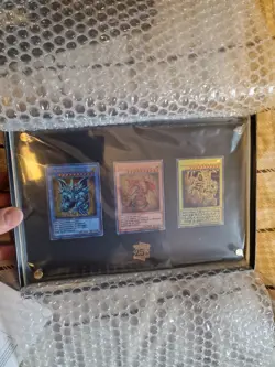 Yu-Gi-Oh! TCG Stainless Steel Egyptian God Cards 25th Anniversary Edition - NEW! - Image 1