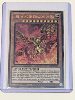 Yu-Gi-Oh! The Winged Dragon of Ra LED7-EN000 Ultra Rare 1st Edition NM English - Image 2