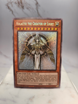 Holactie the Creator of Light - Secret Rare Yugioh Custom Egyptian God Horakhty - Image 1