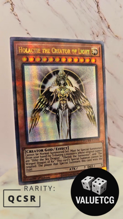 Holactie the Creator of Light - Secret Rare Yugioh Custom Egyptian God Horakhty - Image 2