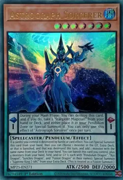 MP25-EN271 ASTROGRAPH SORCERER ULTRA RARE 1ST EDITION YuGiOh CARD - Image 1