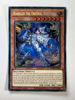 Diabellze the Original Sinker MP25-EN063 Secret 1st Edition YuGiOh Card NM - Image 1