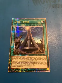 YUGIOH Quarter Century Rare Duel Tower RA03-EN273 1st Edition - Image 1