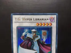 Yugioh - T.G. Hyper Librarian JUMP-EN051 Ultra Rare Promo - Image 2