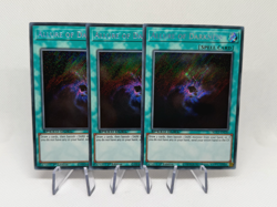 Allure of Darkness SGX3-ENI30 Playset x3 Secret Rare 1st Edition NM YuGiOh - Image 1