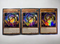 3 x Agido the Ancient Sentinel MAMA-EN028 Ultra Rare 1st Ed YuGiOh Playset NM - Image 1
