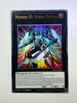 Number F0: Utopic Future MP25-EN270 Ultra Rare 1st Edition YuGiOh Card NM - Image 1