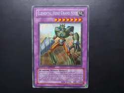 Yugioh - Elemental Hero Grand Neos CT04-EN001 Secret Rare Promo - Image 1