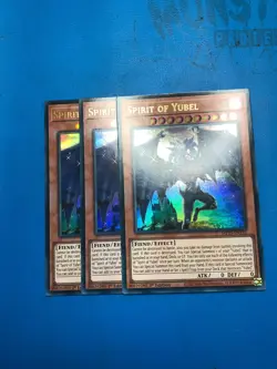 YUGIOH 3x Ultra Rare Spirit Of Yubel MP25-EN151 1st Edition - Image 1