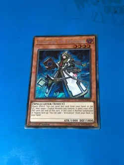 YUGIOH Secret Rare Aleister The Invoker SHVA-EN040 1st Edition - Image 1