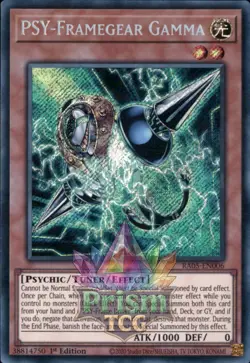 1st ed PSY-Framegear Gamma secret rare RA05-EN006 Yugioh - Image 1