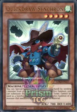 1st ed Quickdraw Synchron ultra rare LDS3-EN117 Yugioh - Image 1