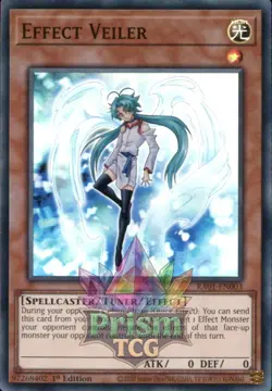 1st ed Effect Veiler super rare RA01-EN003 Yugioh - Image 1