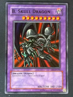 Schw. Totenkopfdrache DB1-EN153 Super Rare Englisch NM Yugioh - Image 1
