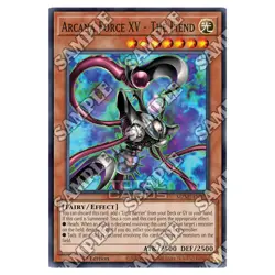 Yu-Gi-Oh! Maze of Millennia Arcana Force XV The Fiend (Super Rare) MZMI-EN015 NM - Image 1