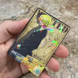 One Piece AR Carddass Sanji Wanted! No. 02-10 Berry Match 2011 Bandai - Image 1