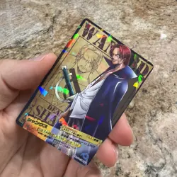 2011 One Piece AR Carddass Shanks No 01-24 UC Uncommon Japanese Vintage Wanted - Image 1