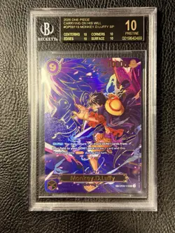 Monkey.D.Luffy - OP09-119 (SP) OP09-119 Carrying On His Will BGS 10 Black Label - Image 1