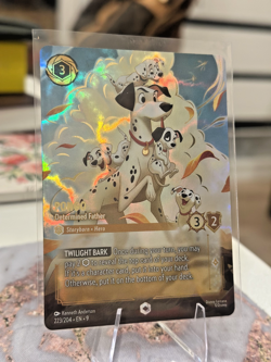 Disney Lorcana Fabled EN 9- Pongo - Determined Father Enchanted 223/204 Holo - Image 5